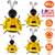 4Pcs Bumble Bee Set