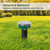 4Pcs Solar Powered Mole Repeller