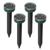4Pcs Solar Powered Mole Repeller