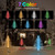 4Pack 7 Color Changing Solar Christmas Tree Lights