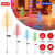 4Pack 7 Color Changing Solar Christmas Tree Lights