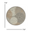 8' Round Gray And Ivory Round Floral Indoor Outdoor Area Rug