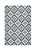8' X 10' Blue and Ivory Moroccan Handmade Indoor Outdoor Area Rug