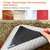 4Pcs Area Rug Gripper Pad Non Slip Anti Curling Carpet Mat