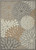 7' X 10' Gray And Ivory Floral Indoor Outdoor Area Rug