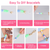 5327Pcs Clay Beads Bracelet Making Kit 