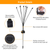 2Pcs Solar Firefly Lights Swaying Decorative Pathway Lamp 