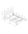 Gray Solid and Manufactured Wood Full Upholstered Linen Bed Frame
