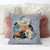 18x18 Green Orange Gray Bird Blown Seam Broadcloth Animal Print Throw Pillow