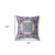 16"x16" Sky Blue Indigo Muted Peach Zippered Broadcloth Geometric Throw Pillow