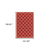 Red and Ivory Indoor Outdoor Area Rug