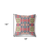 18"x18" Red Yellow Gray Zippered Broadcloth Geometric Throw Pillow