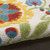 8' X 11' Green And Ivory Floral Indoor Outdoor Area Rug