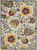 8' X 11' Green And Ivory Floral Indoor Outdoor Area Rug
