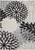 7' X 10' Black White Floral Indoor Outdoor Area Rug