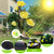 2Pcs Solar Powered Lights Outdoor Rose Flower LED 