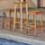 Natural Wood Patio Dining Stool