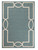 5' X 7' Spa Coastal Bordered Indoor Outdoor Area Rug