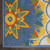 7' X 10' Ivory And Blue Floral Stain Resistant Indoor Outdoor Area Rug