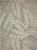 6' X 9' Gray And Ivory Floral Stain Resistant Indoor Outdoor Area Rug