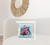 20x20 Blue Purple Brown Bird Blown Seam Broadcloth Animal Print Throw Pillow