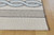 5' X 7' Ivory and Blue Abstract Indoor Outdoor Area Rug