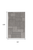 8' X 11' Gray Southwestern Indoor Outdoor Area Rug