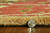 8' X 11' Sienna Orange Hand Tufted Traditional Floral Indoor Area Rug