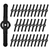 32Pcs Plastic Blades Replacement 