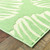 10' X 13' Green and Ivory Floral Indoor Outdoor Area Rug