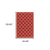 8' X 11' Red and Ivory Indoor Outdoor Area Rug
