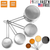 4Pcs Stainless Steel Measuring Cups Spoons Stackable Kitchen Measuring Set