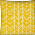 17x17 Seafoam White And Yellow Zippered Polyester Chevron Throw Pillow Cover