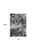 2' X 20' Navy Blue Cobblestone Pattern Runner Rug