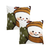 Festive Snowman Christmas Decorative Pillowcase