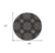 8' Round Charcoal Round Floral Handmade Indoor Outdoor Area Rug