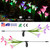 2Pcs Solar Garden Lights Outdoor Lily Flower LED 