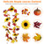 5.6ft Artificial Maple Leaf Garland Hanging Plant