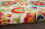 7' X 10' Green And Ivory Floral Indoor Outdoor Area Rug