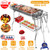 Foldable BBQ Grill Portable Charcoal Barbeque