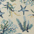 5' X 8' Ivory and Blue Floral Handmade Indoor Outdoor Area Rug