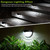 4Pcs Solar Fence Lights