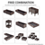 Raised Planter Box Vegetable Herb Flower Outdoor Plastic Plants Garden Bed Deepen