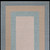 8' X 11' Blue and Beige Handmade Indoor Outdoor Area Rug