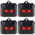 4Pcs Solar Predator Control Light 