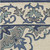 8' X 10' Ivory and Blue Damask Handmade Indoor Outdoor Area Rug