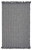 3' X 5' Gray Wool Houndstooth Hand Woven Area Rug
