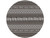 8' Round Charcoal Southwestern Indoor Outdoor Area Rug