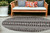 8' Round Charcoal Southwestern Indoor Outdoor Area Rug