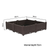 Raised Planter Box Vegetable Herb Flower Outdoor Plastic Plants Garden Bed